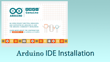 1. Arduino IDE Installation