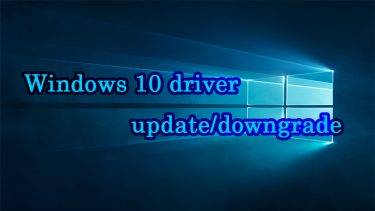 Windows 10 How to install device driver of different versions