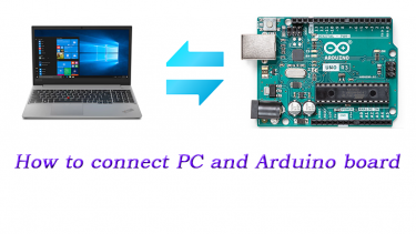 How to connect arduino board to pc